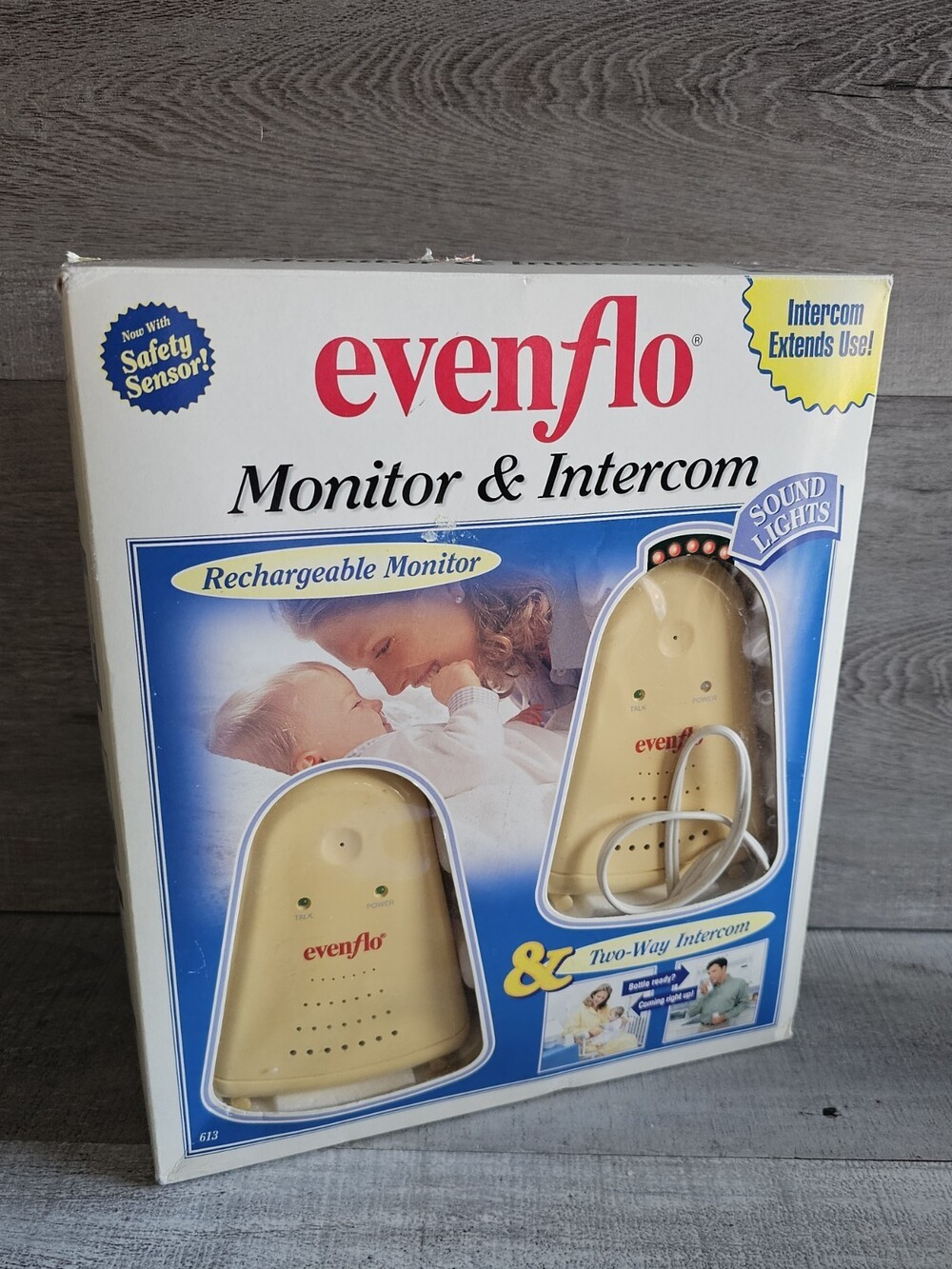 Evenflo Monitor & Intercom Secure Sound Baby Monitor Two-Way Communicator Vtg